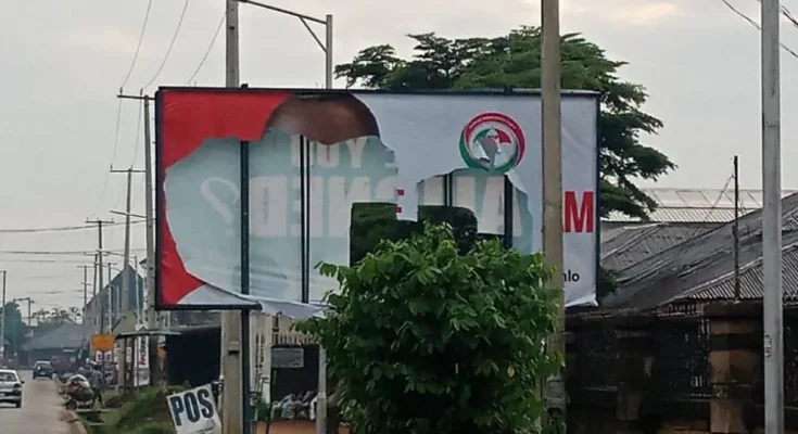 APOSPON decries destruction of billboards