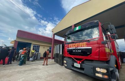 FG commissions new fire station in Bayelsa