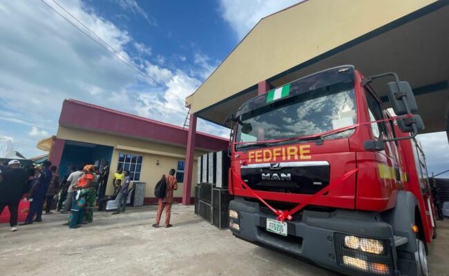 FG commissions new fire station in Bayelsa