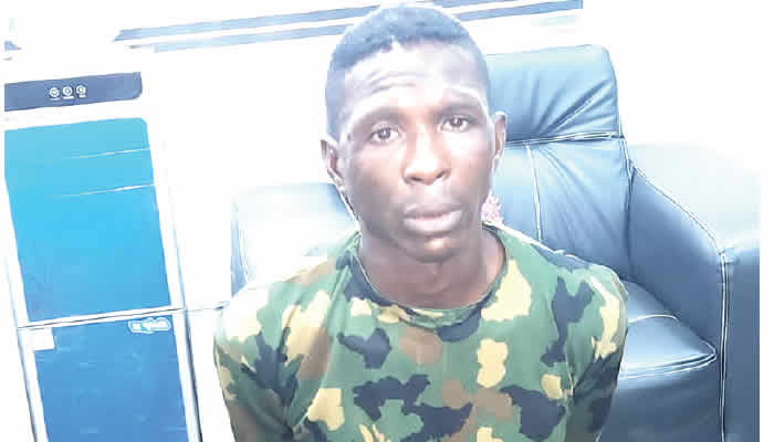 Fake Naval Officer Arrested In Ogere, Ogun State