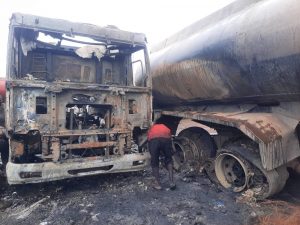 Fire Razes Obasanjo Trailer Park In Ogun (Pictures)
