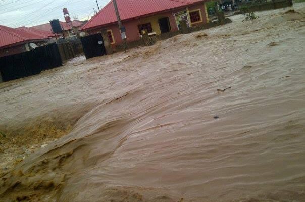 Flood submerges Trademore Estate in Abuja