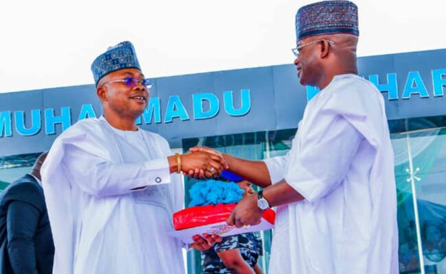 Gov Ododo felicitates with Yahaya Bello at 49