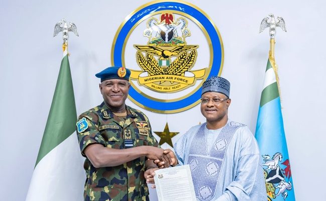 Gov Sani donates land for Air Force wing establishment in Kaduna 