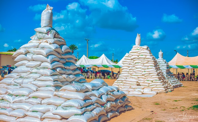 NEMA hands over 42,000 bags of assorted grains to Bauchi govt