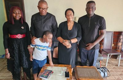 Peter Obi visits family of kidnapped Anambra LP guber candidate