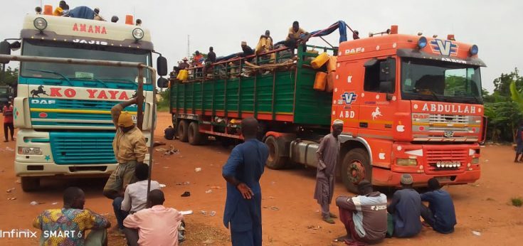 Police Intercept Trucks Conveying 37 Stolen Motorcycles, Nab Two Suspects In Ogun