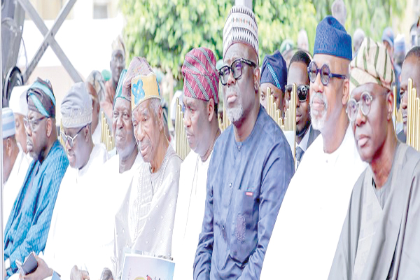 Roll call time at Obasa’s father’s fidau