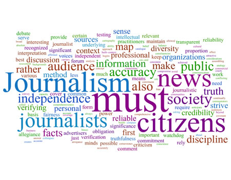 Journalism in a rapidly, Journalists advised to adhere, Journalists to be trained