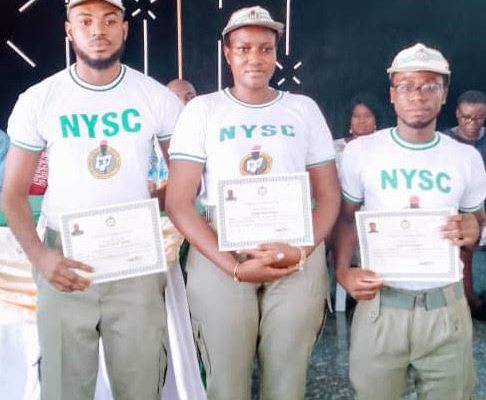 Three corps members get NYSC commendation letters in Kogi