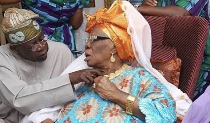 Tinubu attends remembrance prayer for late mother,