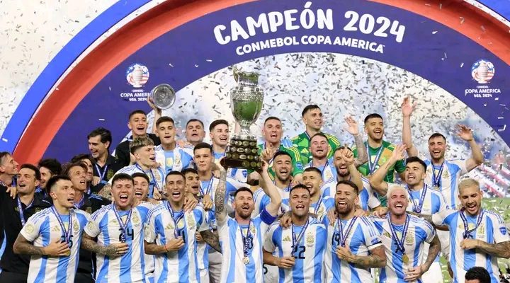 Argentina Beat Colombia To Win Copa America Back To Back