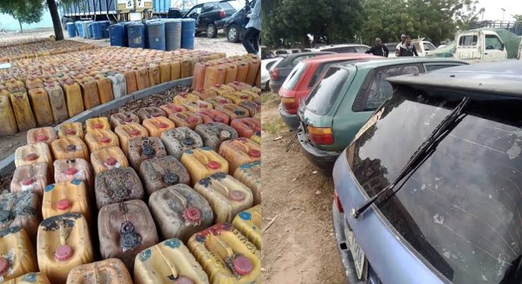 Customs Crack Down On Petrol Smuggling, Seize 41,425 Litres, Nine Modified Vehicles