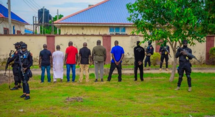 FG Shuts Down Illegal Mining Site In Kogi, Nab Seven Suspects (Pictures)