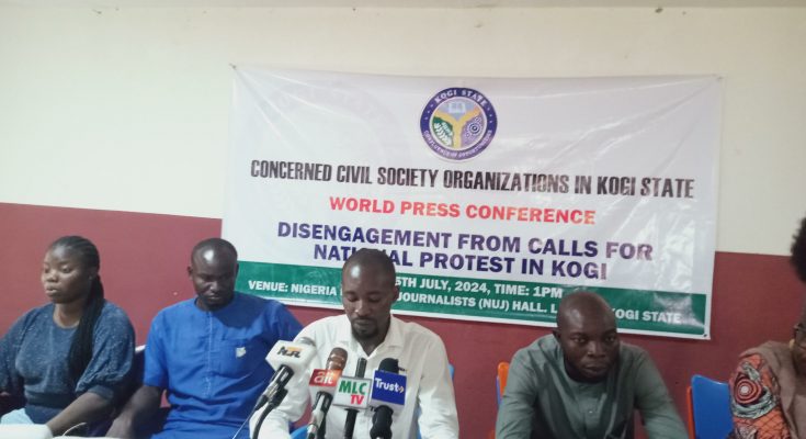 Kogi groups distance selves from planned nationwide protest