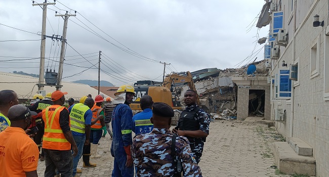 Kubwa building collapse: NEMA, UPDATE: Four rescued in Abuja building collapse