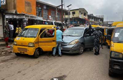 Lagos Taskforce raids Adeniji-Adele, Ikeja, impounds 84 vehicles