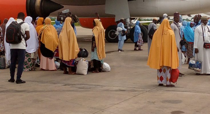 Niger pilgrims welfare board begins airlifting back home Sunday