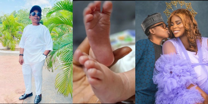 Nollywood Actor Chinedu Ikedieze, Known As Aki, Welcomes Baby Boy With His Wife