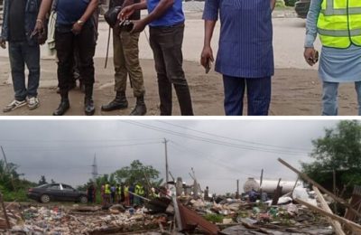 Olatunji leads taskforce to demolish criminal hideout in Oluyole LGA