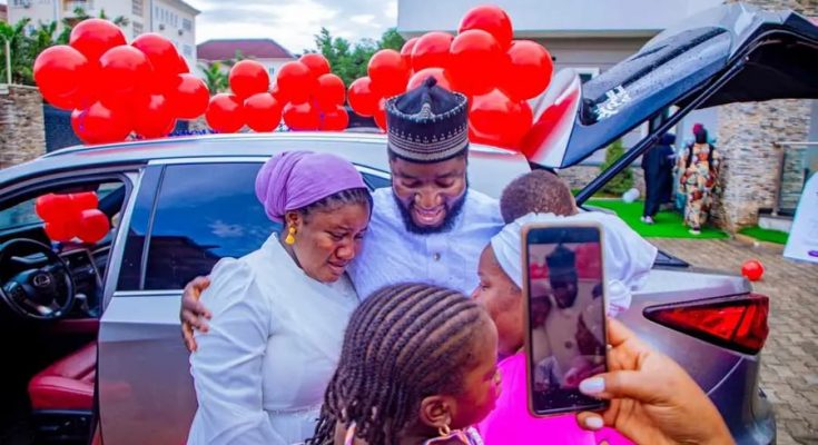 PHOTOS: Lawmaker gifts daughter SUV on graduation from secondary school