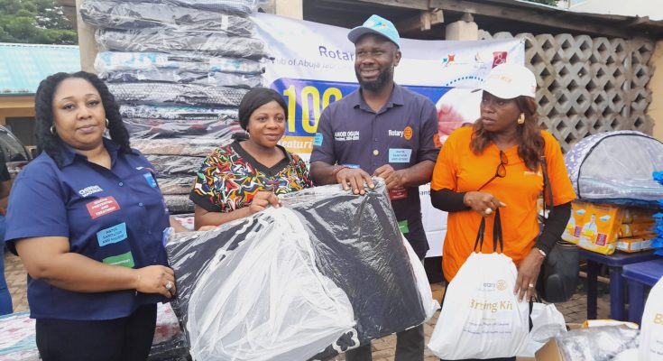 Rotary donates safe-arrival pack to 100 pregnant women in Abuja