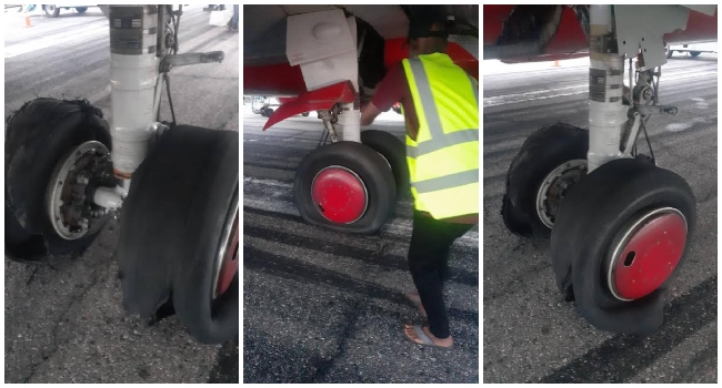 Six Max Aircraft Tyres Burst While Attempting To Take Off From Adamawa