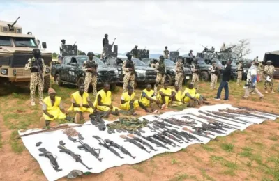 Troops Storms Terrorists Hideout, Nab Eight Suspects, Recover Firearms In Plateau