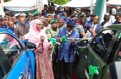 Wike presents 50 operational vehicles, communication gadgets to security agencies