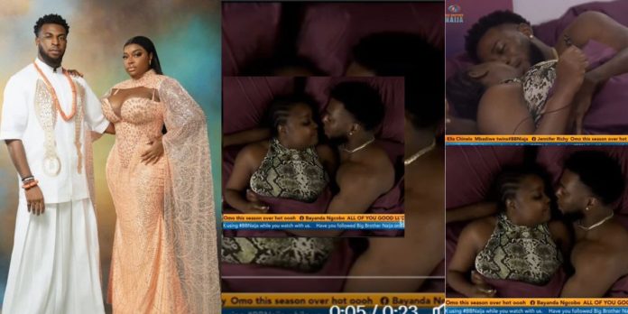 [VIDEO] BBNaija S9: ZINWE couple share romantic moment in bed