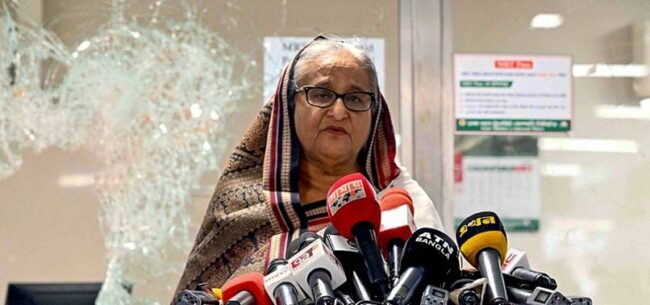 Bangladesh PM Hasina resigns, flees country