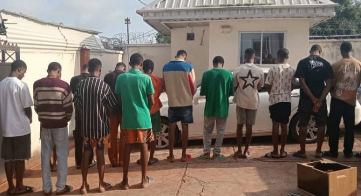 EFCC Nabs 14 Suspected Internet Fraudsters In Benue