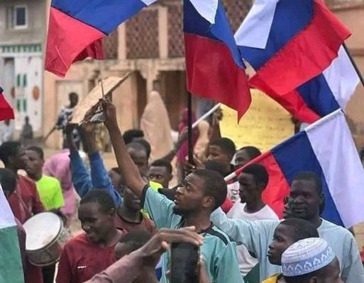 #EndBadGovernance: Police Teargas ‘Protesters’ Waving Russian Flags In Katsina (Video, Photos)