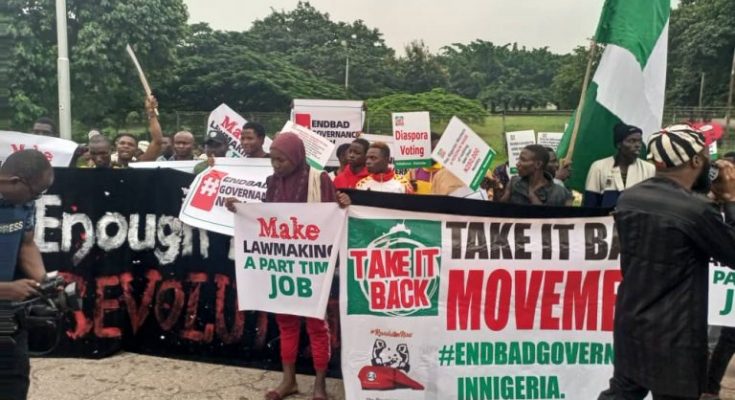 For How Long Are We Going To Endure Your Hardship?- Rivers Protesters Ask Tinubu (Video)