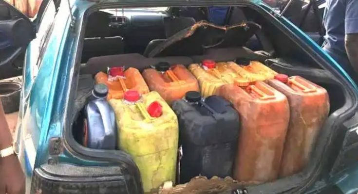 Four Petrol Hawkers Arrested In Lagos, Over 2,000ltrs Confiscated