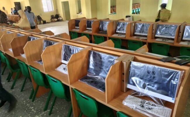 Gov Abdulrazaq equips Kwara CBT centre with 250 computers