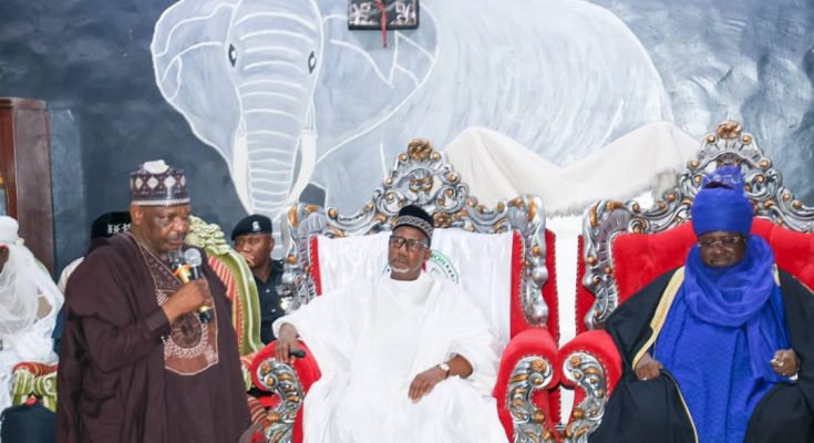 Gov Bala leads Emirs, others to fidau prayers for late Ningi Emir