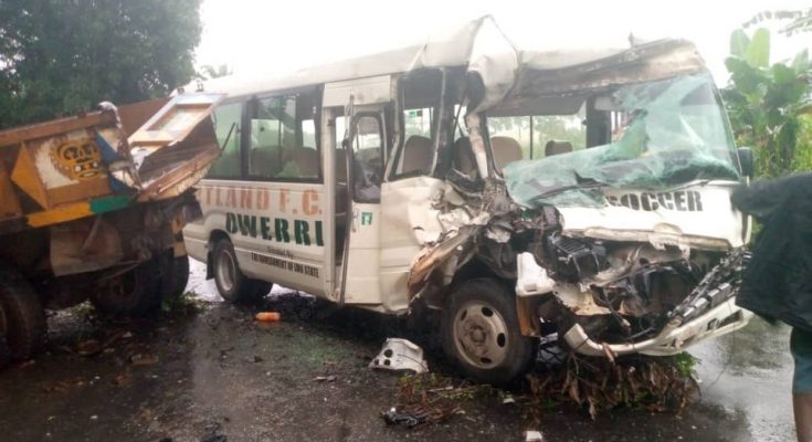 Heartland FC Involved In Ghastly Accident, Coach Feared Dead, Players Injured