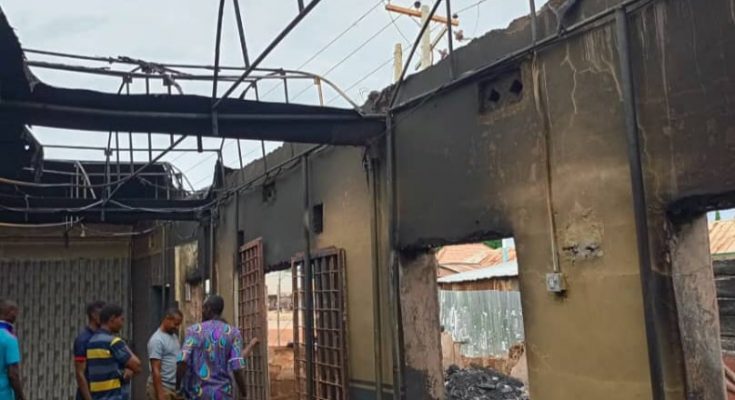 Hoodlums Set Redeemed Church Ablaze, Loot Valuable Properties In Niger (Pictures)