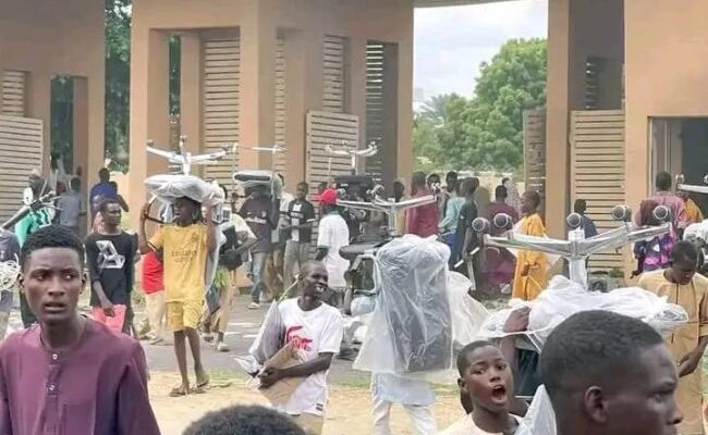 Kano digital innovation park set ablaze, looted by protesters