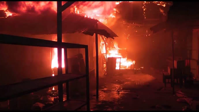 Lagos LG Office Gutted By Fire, Properties Worth Millions Of Naira Destroyed