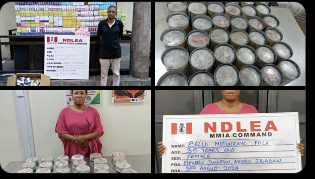 NDLEA Seizes Drugs Hidden In Baby Food, Clothing Bound For US, UK