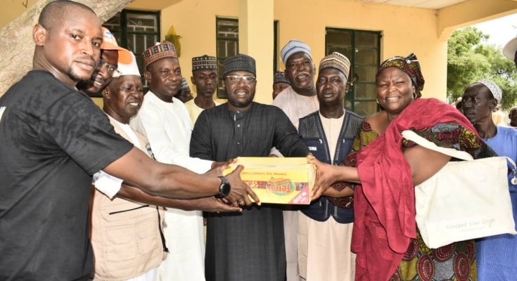 NEMA distributes relief material to Yola market fire victims