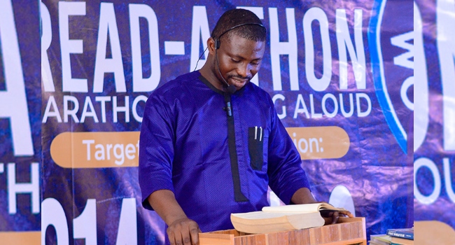 Nigerian Sets World Record After Reading Out Loud For 215 Hours