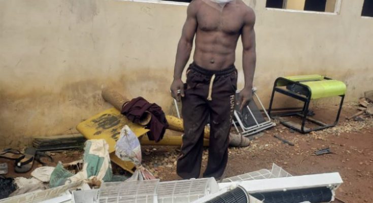 Ogun Police Arrest Man For Air Conditioner, Cable Theft