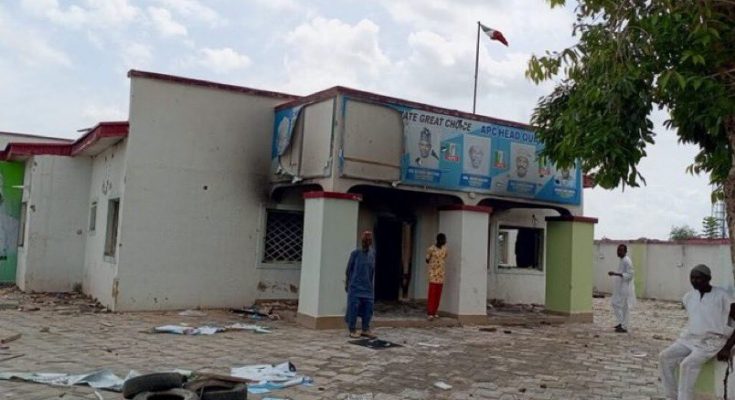 Protesters Set Jigawa APC HQ Ablaze, Two Feared Dead