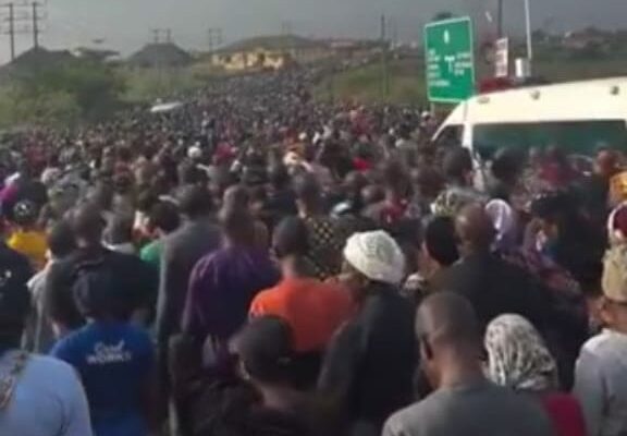 RCCG conducts annual 'prayer walk' amid #EndBadGovernance protest