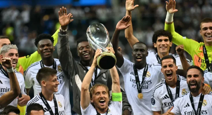 Real Madrid Beat Atalanta To Win Sixth UEFA Super Cup