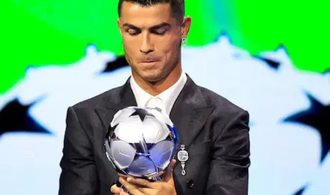 Ronaldo Receives UCL's All-Time Top Scorer's Award