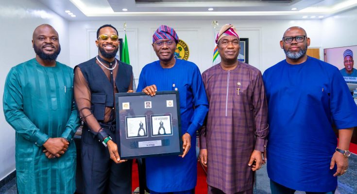 Sanwo-Olu Hosts D'Banj Ahead Of Highly-Anticipated Album Launch